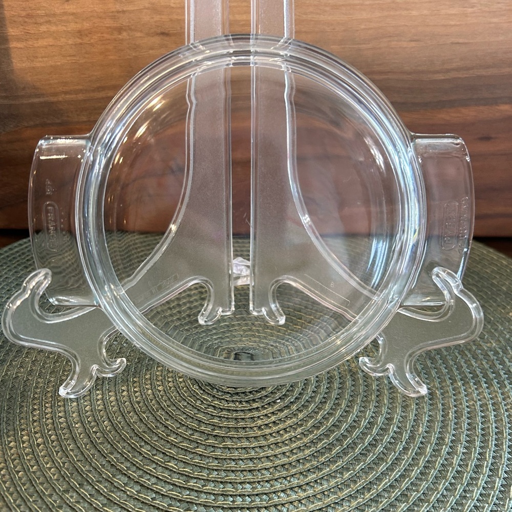 VTG PYREX de Corning FRANCE 451 Clear LID ONLY Replacement for 2 Cup Casserole
